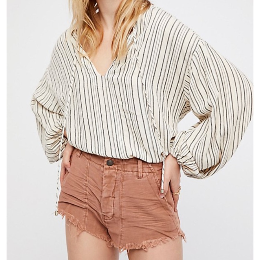 raw hem shorts • free people